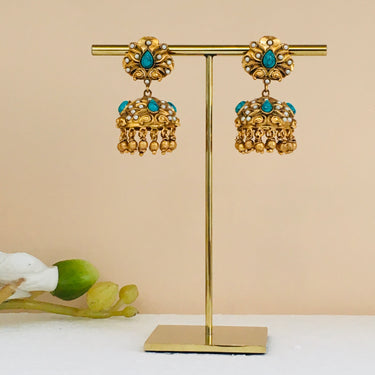Feroza Jhumki Earrings Zayn Luxury Jewellery